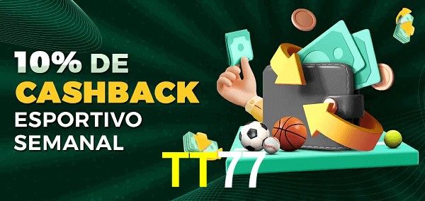 10% de bônus de cashback na TT77